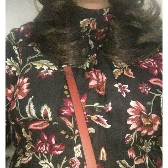 NEW NWT $525 A.L.C. Bold Floral Printed Nadia Dres - Picture 8 of 13